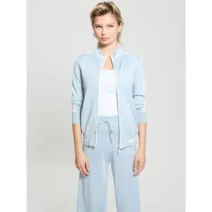 GUESS Female Striped Sweater Jacket