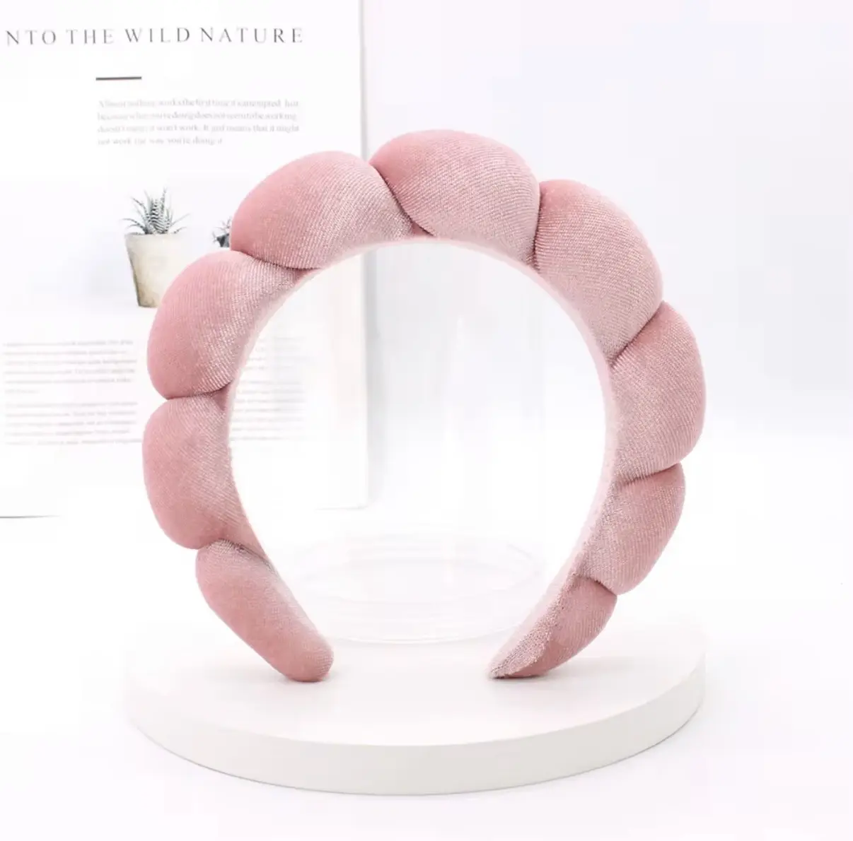 Pink spa headband Pink spa headband