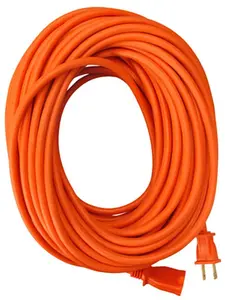 02208ME 50 ft. Orange Round Vinyl Extension Cord