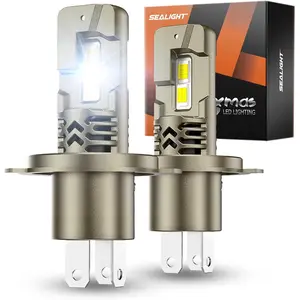 2000 Saab 9-3 9003/H4/HB2 90W 6500K White IP68 LED Headlight Bulbs 2PCS SEALIGHT L2S