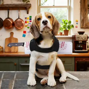 PAWTO Creative Dog Harness Set for Small to Medium Dogs - Soft Faux Design, Festive Outfit for Halloween & Christmas, Handmade Pet-Friendly Materials - Pumpkin Puppy dog clothes