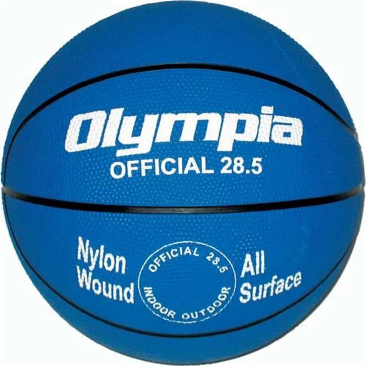 212 MAIN Pro Rubber Basketball - Intermediate, Blue, Heavy Duty