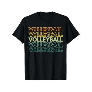 VOLLEYBALL T-Shirt, Suitable for Mens & Womens Outdoor T-Shirt, 100%cotton, S-XXXL