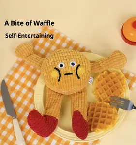 Golipal Squeaky Pet Toys for Cats & Dogs: Squeaky Toys with Catnip, Soft Yarn Plush, Environmentally Friendly Material, Toothbrush doll, Cat Wrestling Toy, Designed for Self-Entertainment, Durable for Chewing, Grinding Teeth, & Dental Cleaning