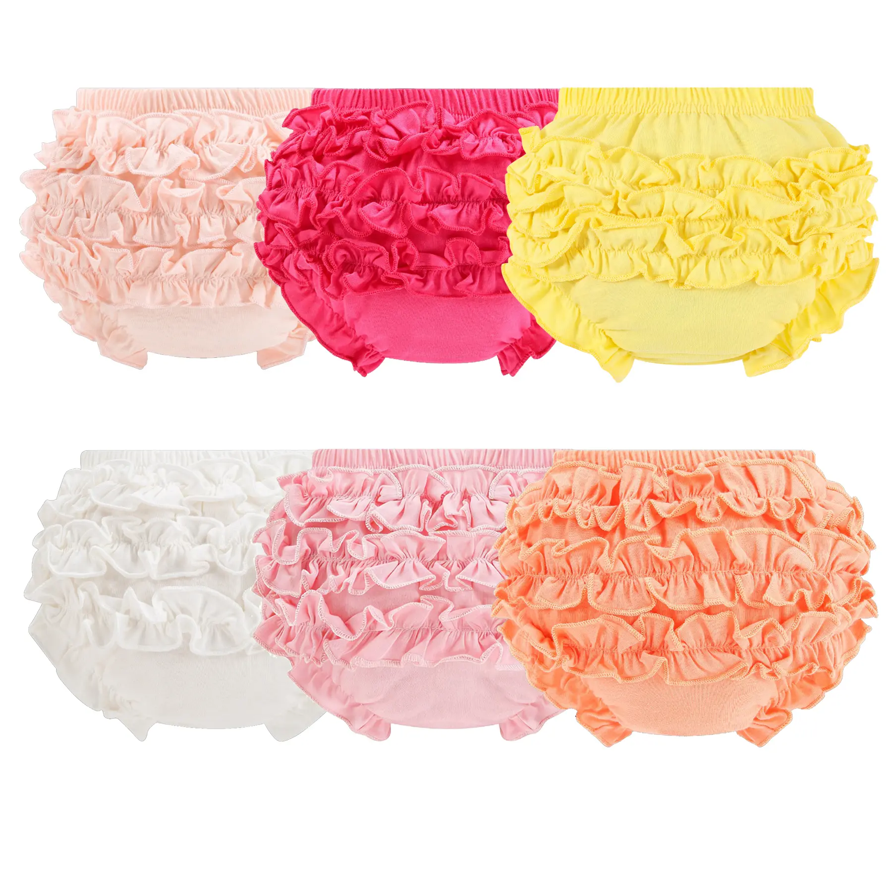 6-Pack Assorted Underwear for Baby Girl Pure Cotton Toddler Undies Breathable Kid's Panties Photography Clothes Preferred Valentine's Day Gift Newborn Gift and 100 DAY'S PARTY