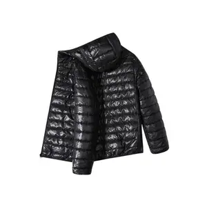 Men's Lightweight Warm Hooded Cotton Jacket, Zipper Pocket Design, Fashionable Winter Coat, Comfortable & Stylish for Cold WeatherGift