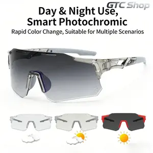 Trendy Rapid Color Change Photochromic Sunglasses, All Weather Full Protection Eyewear, Practical Shades for Outdoor Sports Cycling & Daily All Day Wear #summervibes