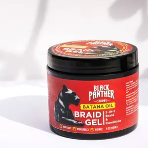 Edge Control With Batana Oil. Excellent for Braids, Edges, Locks and Twists. Relaxed or Natural Hair 4 oz
