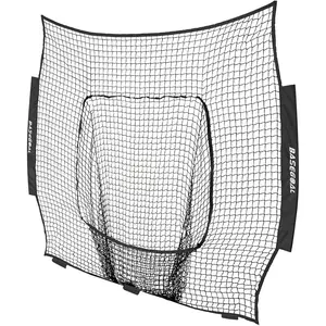 Baseball & Softball Replacement Net 7ft x 7ft (NET ONLY),Heavy Duty Knotless for Baseball Pitching Hitting and Throwing Practice