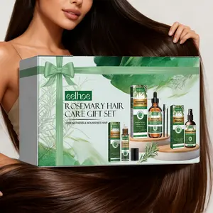 Rosemary Hair Care Gift Set, Haircare, Moisturizing Hair, Smooth, Fluffy, Strong, Moisturizing Hair Roots, Long lasting Moisturizing, Maintaining Gloss, Smooth, Anti frizz, Smooth and Fluffy, Light and Non greasy, Sulfate Free, Suitable for All Hair Types