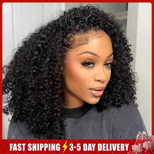 [WEAR GO HALF WIG] ISEE HAIR Arenee.mua 250% Density Invisible Hairline Wear Go Kinky Curly Half Wig Glueless Human Hair Wigs Seamless Flip Over Wig Updo Down Style Hairpiece #Category Spotlight