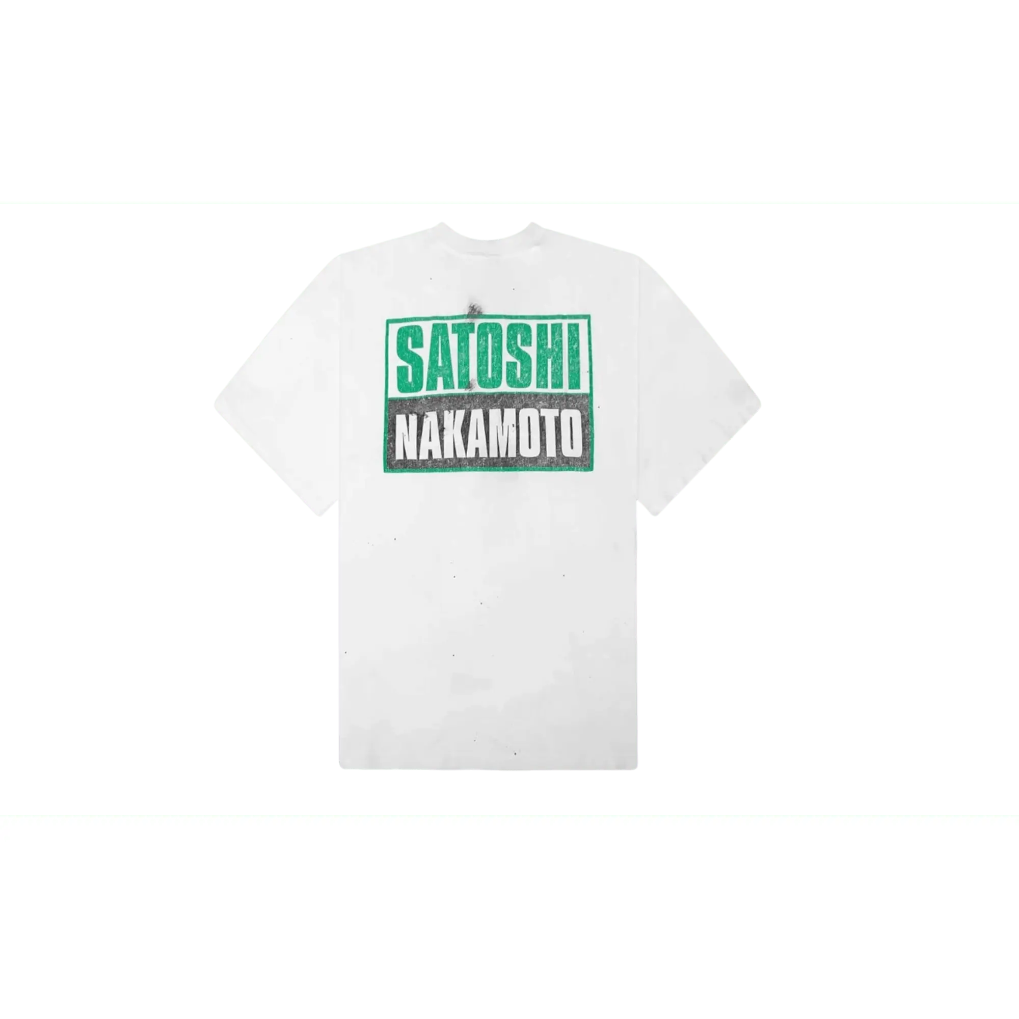 Satoshi Nakamoto Minute Man Press White T-Shirt