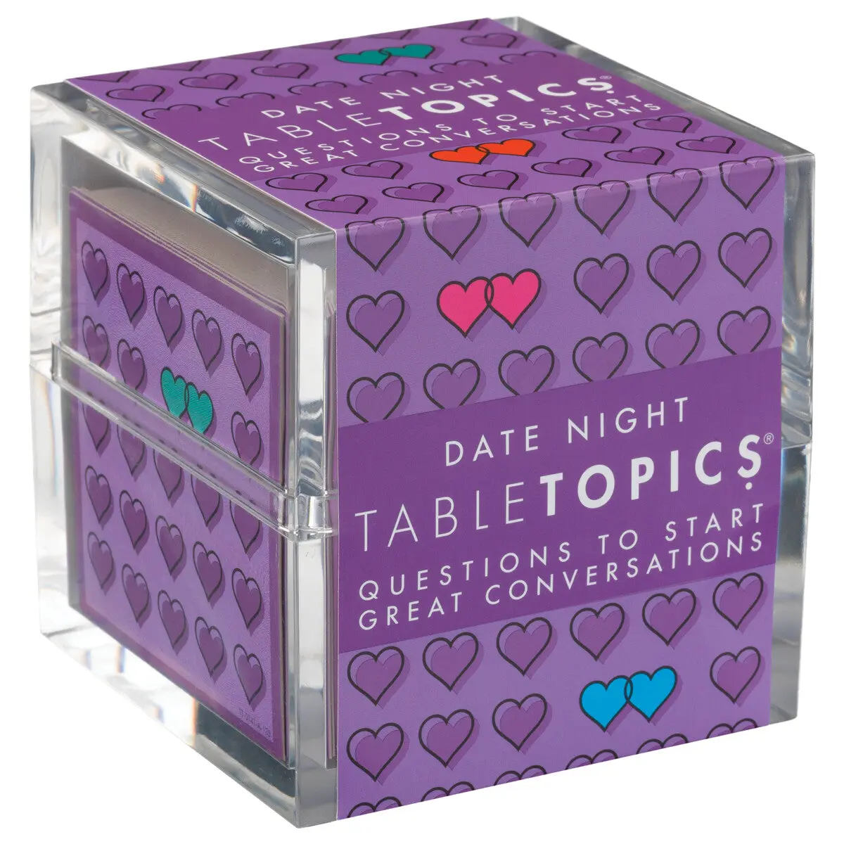 TableTopics Date Night Conversation Cards for Romantic Evenings, Quality Time Together with No Distractions, Gift for Couples' Anniversaries