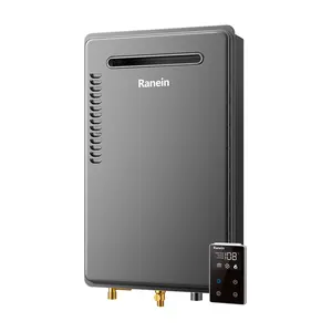 Ranein Natural Gas Tankless Water Heater, Outdoor Max 5.3 GPM, 130,000 BTU Instant Hot Water Heater