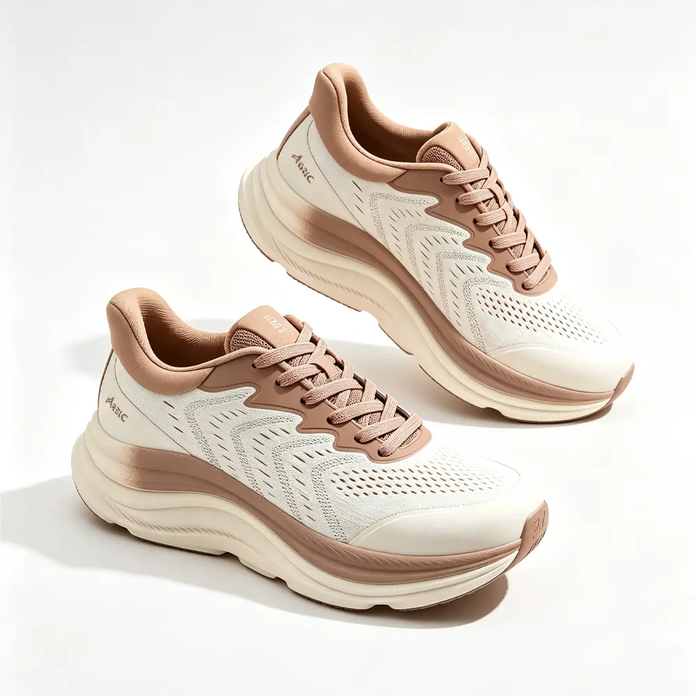 Women's Hands-Free Slip-On Sneakers - Female Mesh+EVA Running/Walking Shoes, Non-Slip Breathable Cushioned Footwear for Travel&Gym