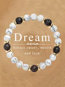 Natural Stone Beaded Bracelet, Fashionable Jewelry for Women & Men, Trendy All-match & Exquisite Jewelry for Birthday Gift