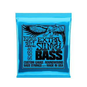 Ernie Ball Extra Slinky Nickel Wound Electric Bass Strings - 40-95 Gauge