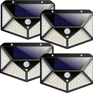LED Solar Motion Sensor Wall Light, Outdoor Waterproof Landscape Pathway Lamp, Solar Lights Outdoor, Ideal for Courtyard, Patio, Balcony, Entrance, Stairs, Garage
