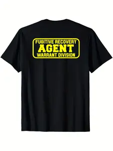 Fugitive Recovery Agent And Bounty Hunters Bail Enforcement T-Shirt, Men'S Clothing, Men'S T-Shirts 100%, S-XXXL