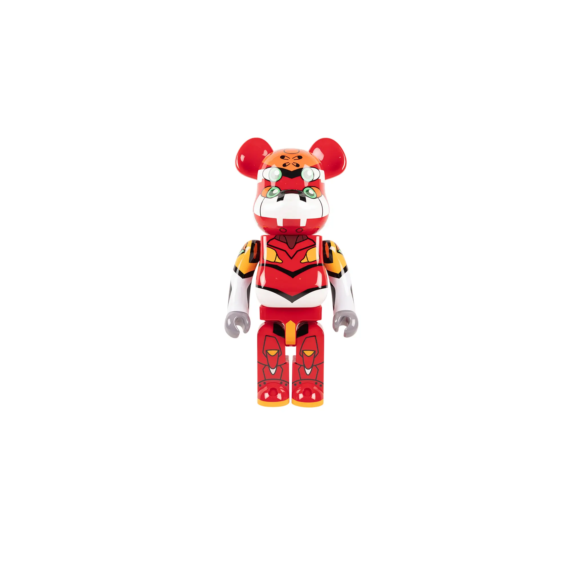 Bearbrick - Evangelion 400% Be@rbrick EVA Unit 08 Kiiltävä Viimeistely