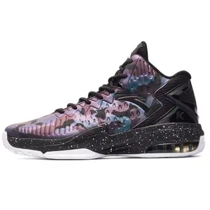 Anta KT3 Thompson High-Top Basketball Shoes for Men in Black and White, Featuring Comfortable and Versatile Fabric and Synthetic Leather with Durable and Breathable Design Trending Shoes, House White Official Shoes to Get / Maison Mihara