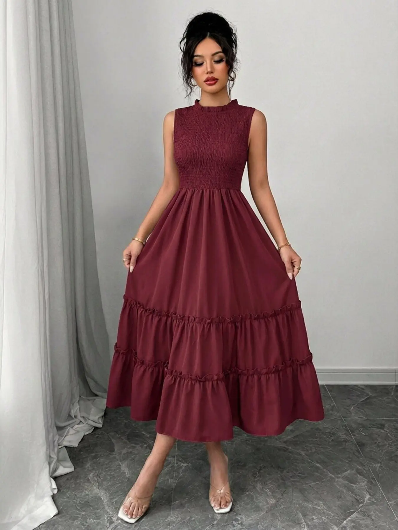 What color dress looks good with burgundy hair - TikTok Shop