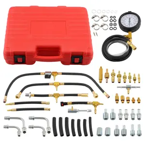 Universal Fuel Injection Gauge Pressure Tester Car System Pump Tool Kit