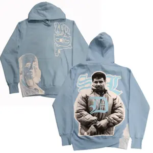 SDL Graphic Print Hoodie Y2K Aesthetic Streetwear Oversized Sweatshirt for Men Women