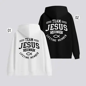 Faith Hoodie,Matching Couple Hoodies, with John 3:16 Verse, Black/White All-Season Soft Hooded Sweatshirt, Religious Apparel Gift for, Church Events & Casual Attire, Hoodie for Men Women, hoodies men