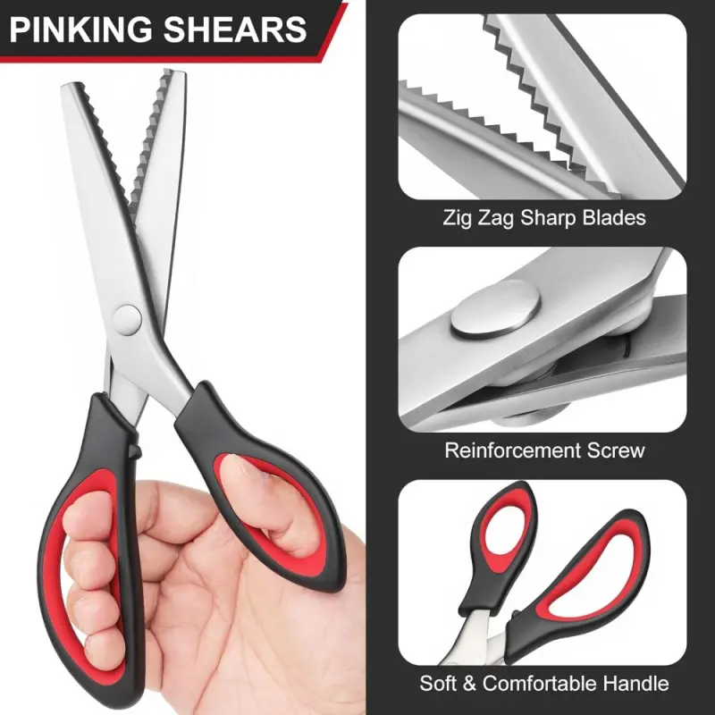 Professional Scissors Sewing Tools, High Carbon Stainless Steel Blade, Precision Cutting Edge, Durable Rust-Resistant Design