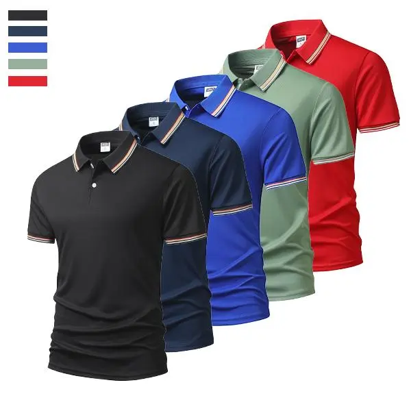 Black + Dark Blue + Royal Blue + Green + Red