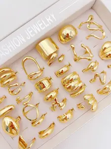 Women's Vintage Fashion Elegant Ring Set, Statement Multi Ring, Irregular Line Design, Stackable Jewelry, Trendy Jewellery Accessories for Daily Wear, Parties, Dates, Christmas Gift