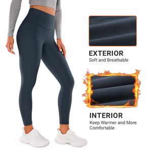 CRZ YOGA Womens Fleece Lined Leggings 25''/ 28''- Matte Winter Warm Thermal High Waisted Pants Casual Lounge Yoga Workout