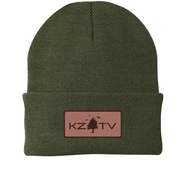 KZTV Olive Green Beanie