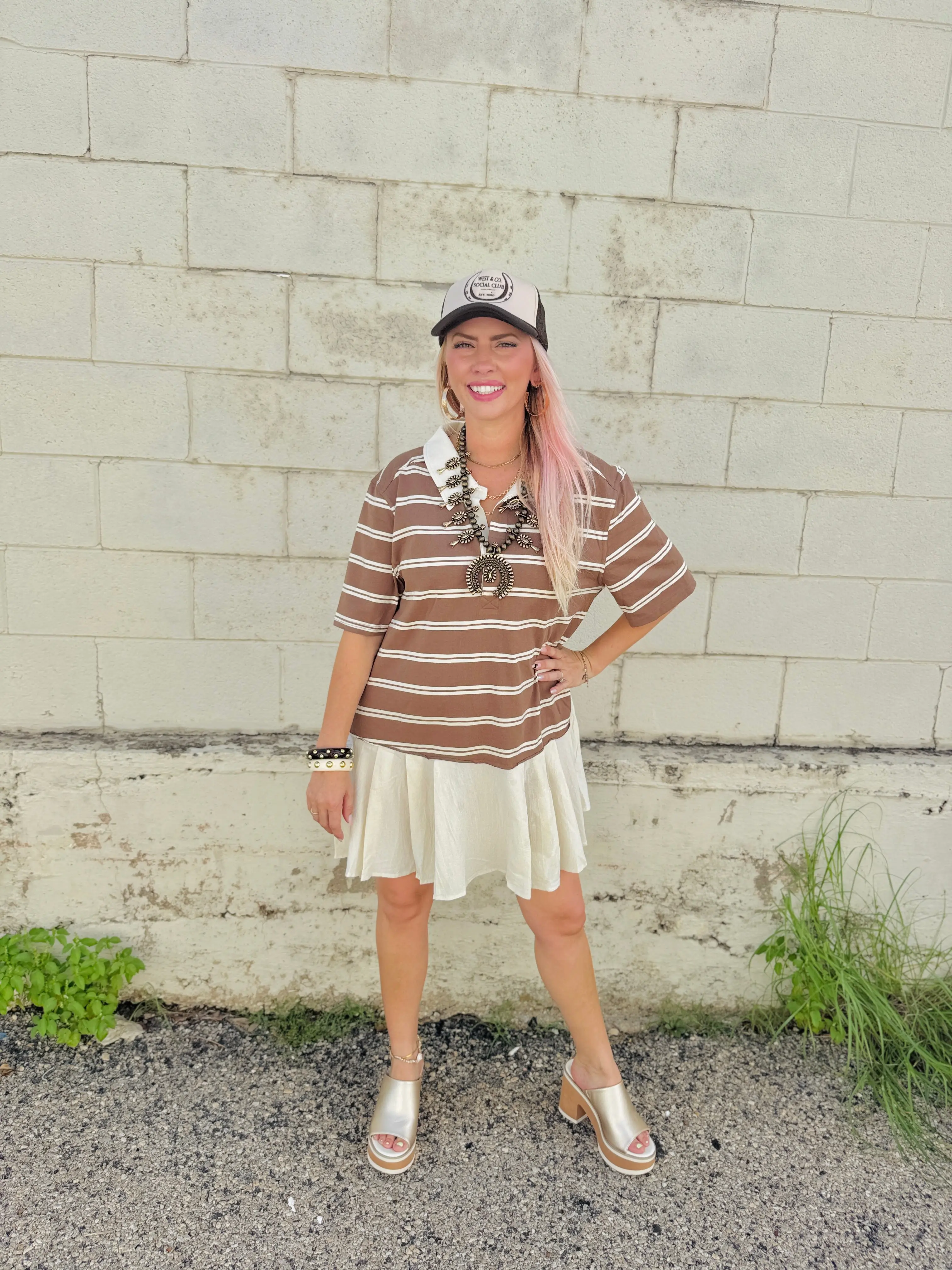 West & Co Social Club Foam Trucker Hat