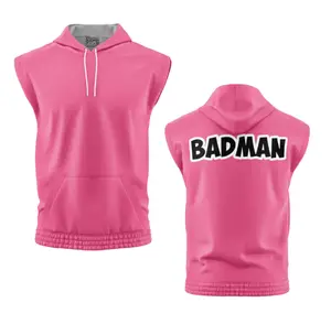 VegetaBadman D BZ sleeveless hoodie - Medium Fit, High-Performance Polyester, Breathable & Flexible, Anime Design, Eco-Friendly Inks, Unique Original Art