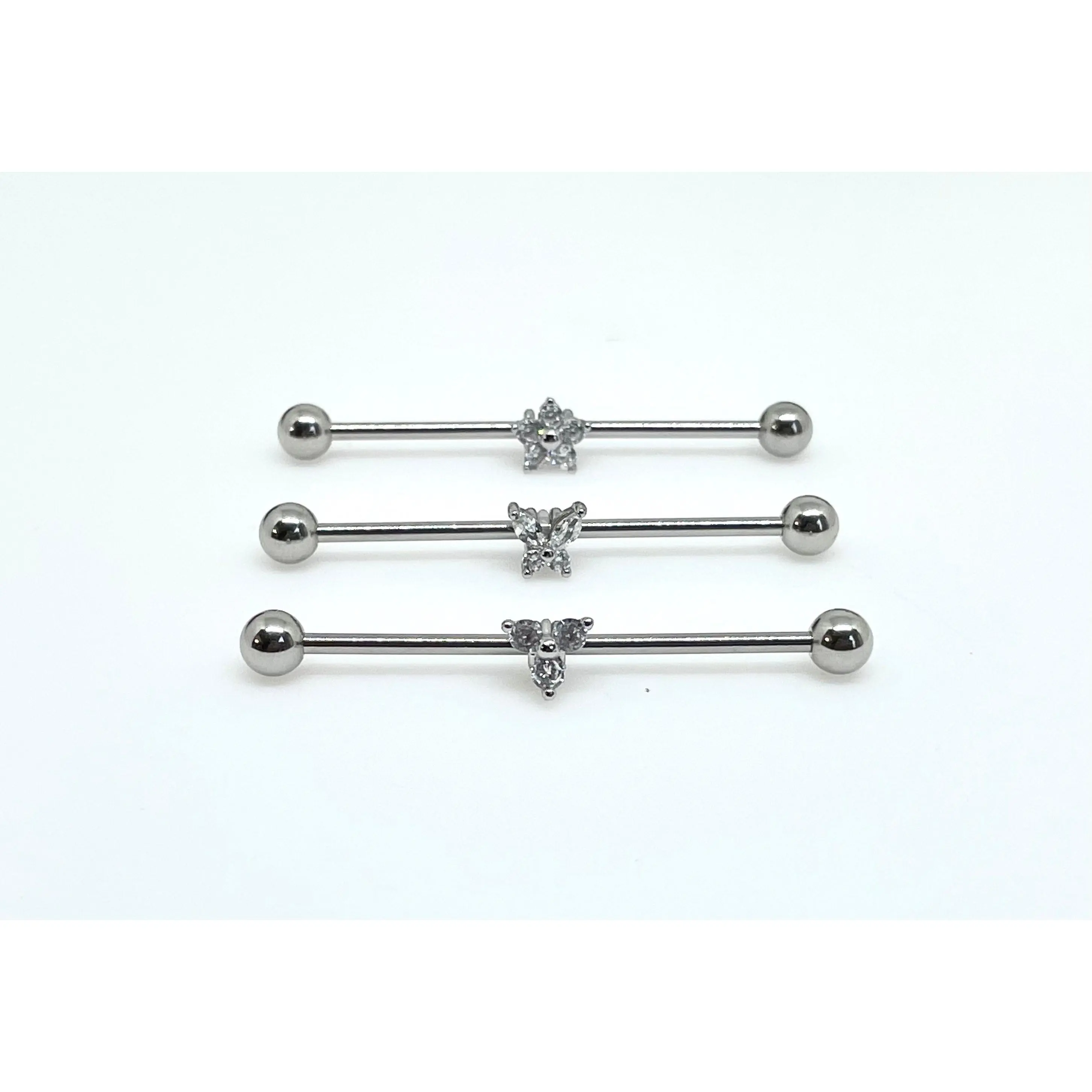 Industrial Barbell Piercing - Helix Earring