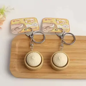 2026 New Arrival Steam Bun Squeeze Toy, Cute Keychain Pendant, Perfect Stress Relief Gift for Boys & Girls