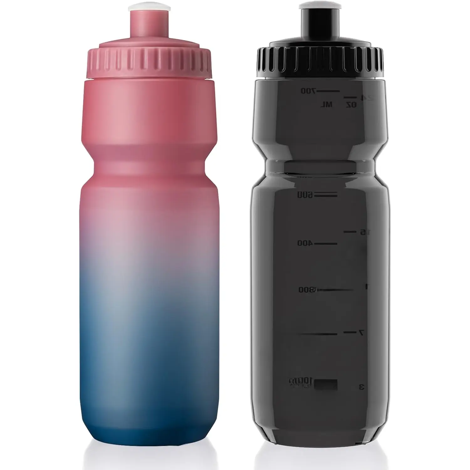 32oz  Water Bottle Squeeze 2Pack, 1000ml  Bicycle Water Bottle , Lightweight Fits  Bicycle  Cages