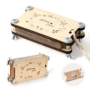 Mini Floral Pressing Tool Set, Handmade Miniature Flower Press Machine, Ideal for Making Bookmarks and Specimens