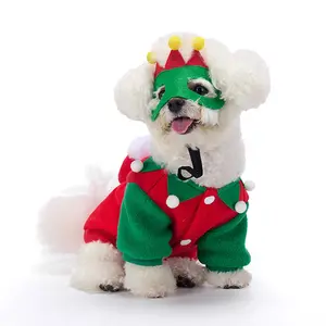 Christmas Dress-up Pet Clothes, Autumn And Winter Warm Dog Clothes, Plush Clothes, Christmas Clothes