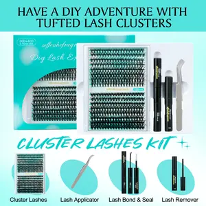 Easiest DIY Lashes for Beginners  320PCS Complete Kit | Fluffy 30D/40D D Curl