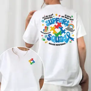 SageSprint Autism T-shirt, Autism Awareness T-shirt, Family Autism Support Squad, Autism Mom Shirt, Neurodiversity T-shirt, Inclusion T-shirt