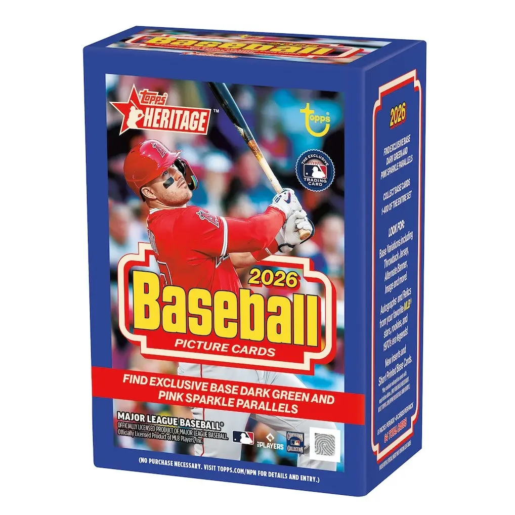 2026 Topps Heritage Baseball Sealed Blaster Box