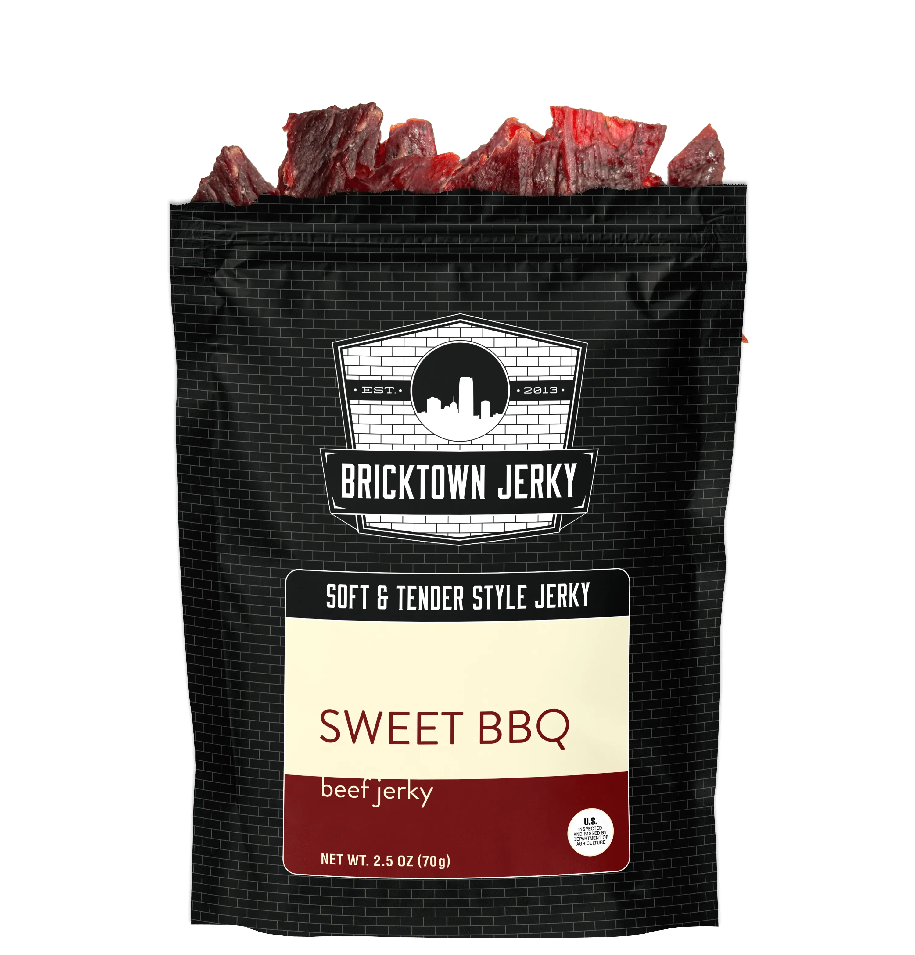 Soft and Tender Style Beef Jerky - Sweet BBQ