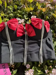 #123 LunaSparkle handmade designer Bowknot Vest