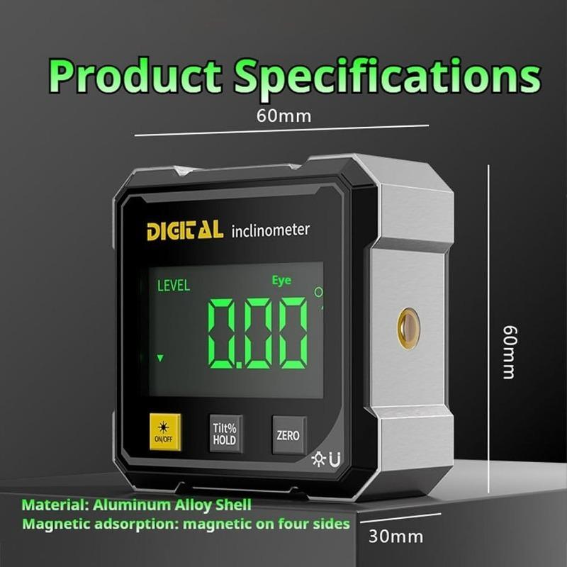 Dual-Laser Level with Magnetic Digital Protractor 360° - TikTok Shop