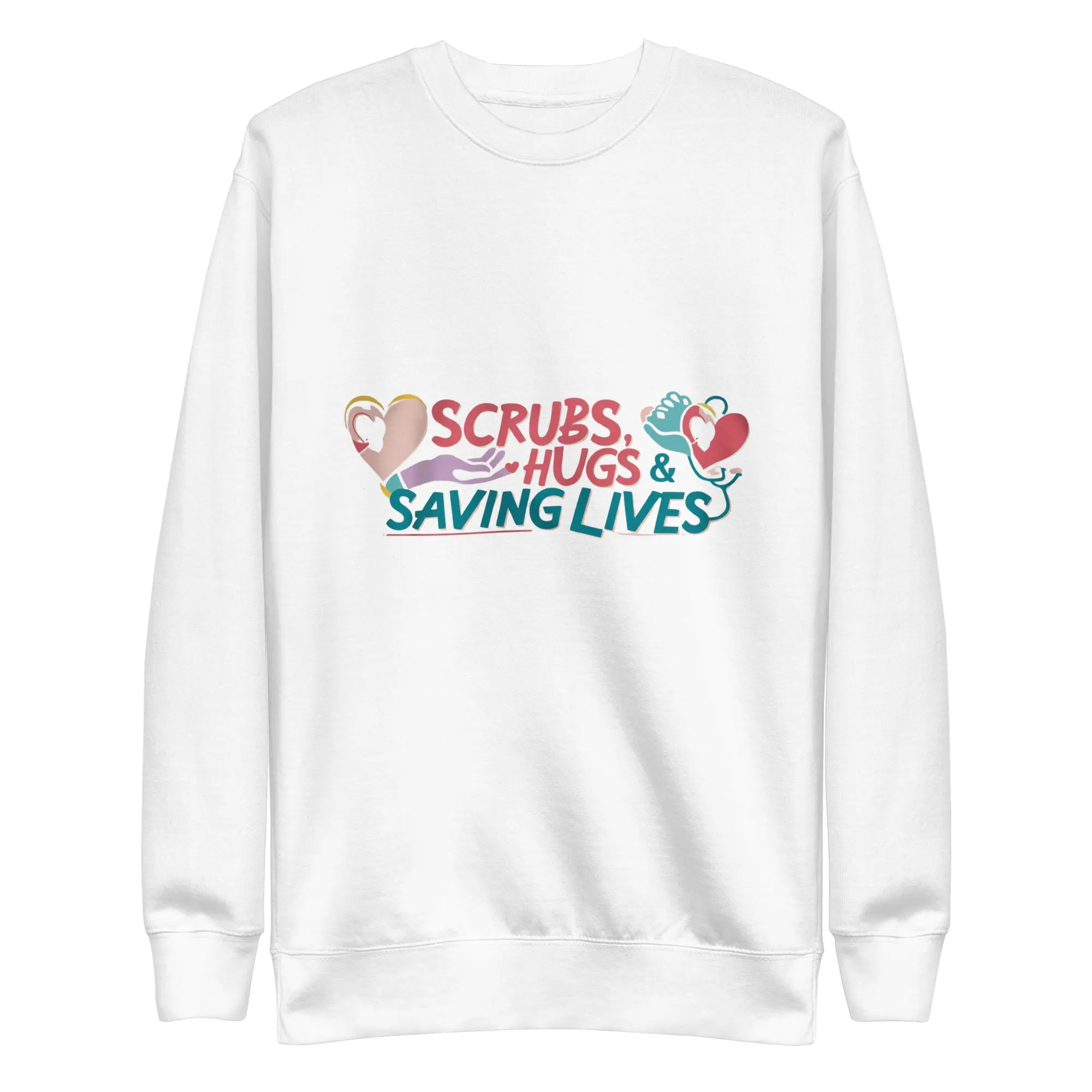 Scrubs Hugs Unisex Premium Sweatshirt