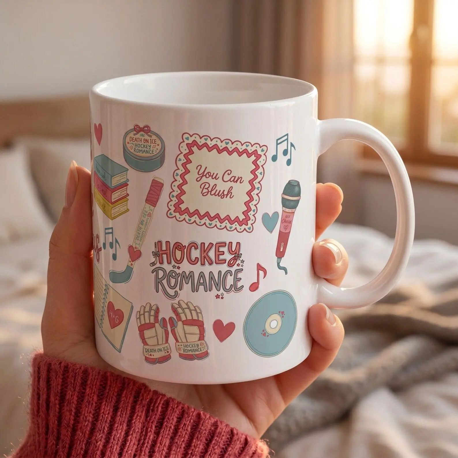 Off Campus Mug, Hockey Romance, Bookish Cup Mug