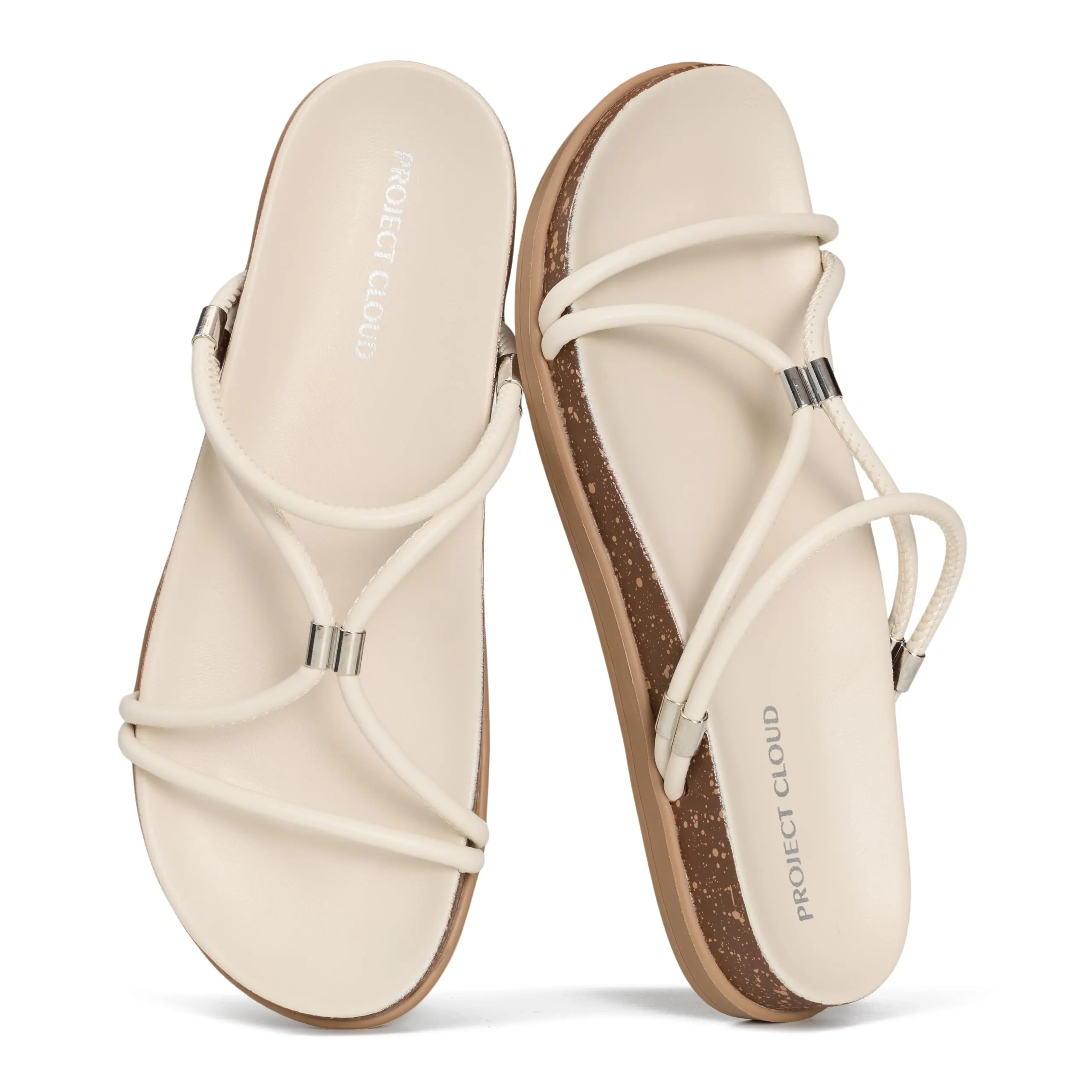 Project Cloud Summer Slides for Women 2026 | Plush and Soft Insole | Lightweight | Non-Slip - Float